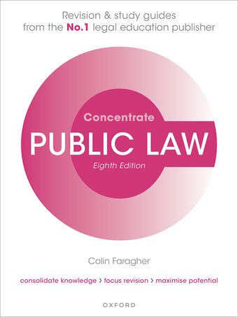 Public Law Concentrate Law Revision and Study Guide book cover