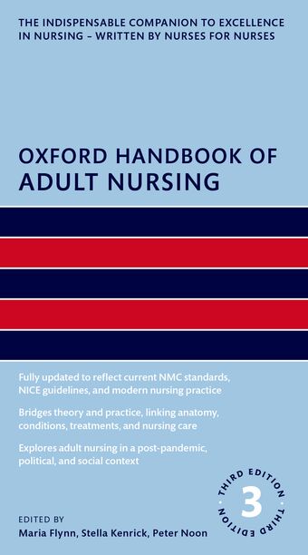 Oxford Handbook of Adult Nursing book cover