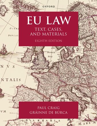 EU Law Text. Cases, and Materials book cover