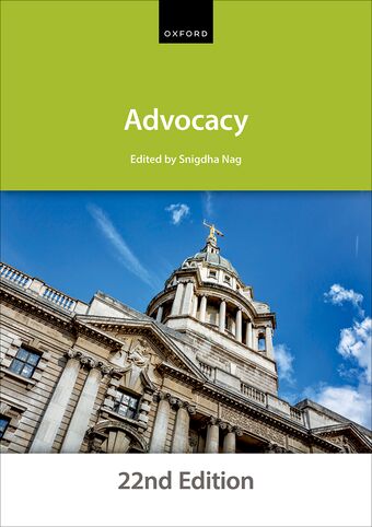 Advocacy book cover