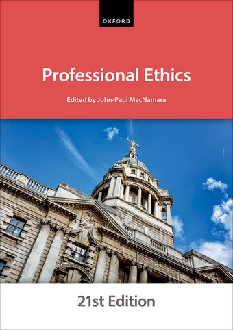 Professional Ethics book cover