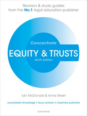 Equity and Trusts Concentrate Law Revision and Study Guide book cover