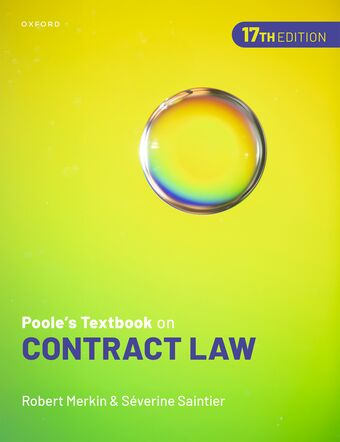 Poole's Textbook on Contract Law book cover