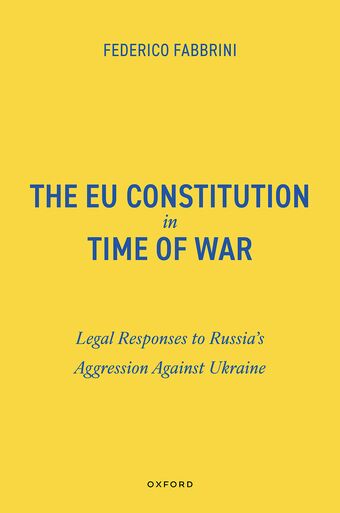 The EU Constitution in Time of War book cover