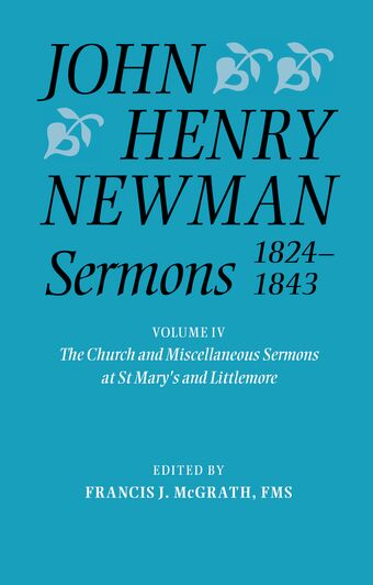 John Henry Newman Sermons 1824-1843: Volume IV book cover