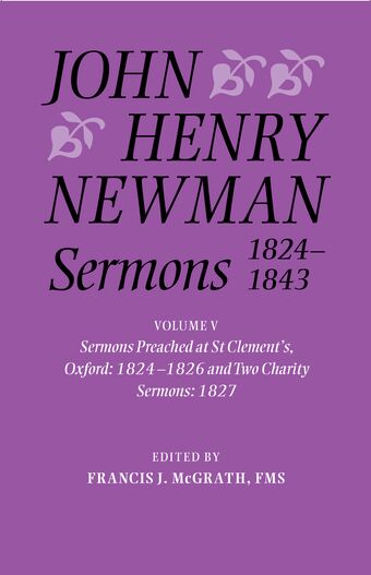 John Henry Newman Sermons 1824-1843: Volume V book cover