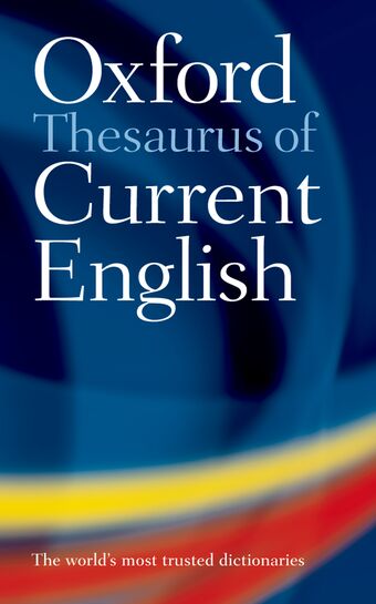 The Oxford Thesaurus of Current English book cover