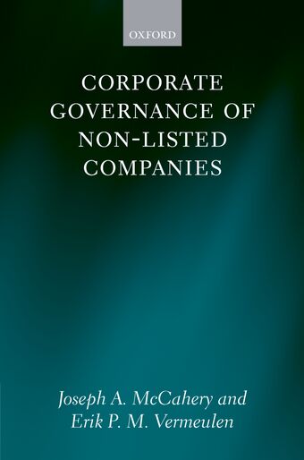Corporate Governance of Non-Listed Companies book cover