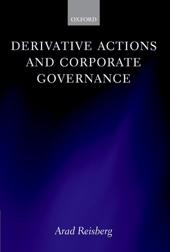 Derivative Actions and Corporate Governance book cover