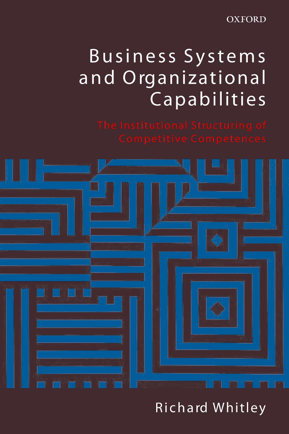 Business Systems and Organizational Capabilities book cover