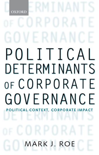 Political Determinants of Corporate Governance book cover