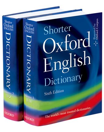 Shorter Oxford English Dictionary book cover