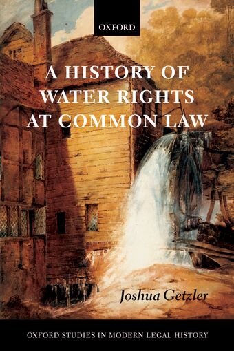 A History of Water Rights at Common Law book cover