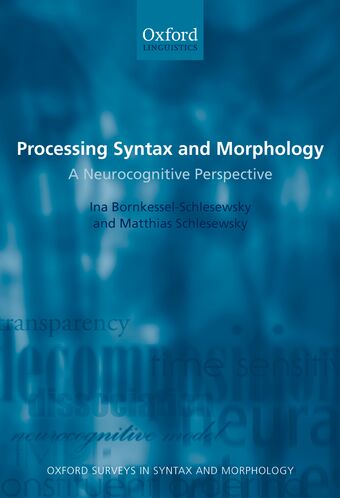 Processing Syntax and Morphology book cover