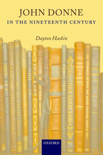 John Donne in the Nineteenth Century book cover