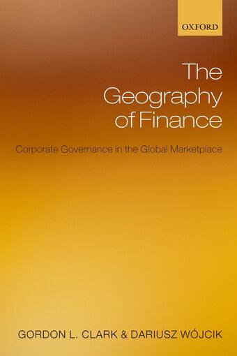 The Geography of Finance book cover
