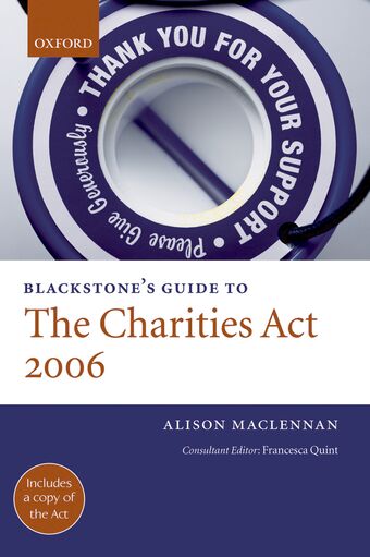 Blackstone's Guide to the Charities Act 2006 book cover