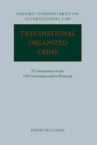 Transnational Organized Crime book cover
