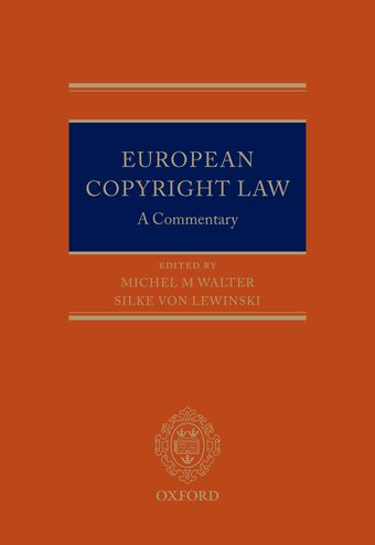 European Copyright Law book cover