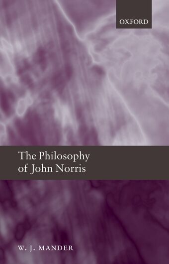 The Philosophy of John Norris book cover
