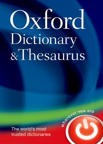 Oxford Dictionary and Thesaurus book cover