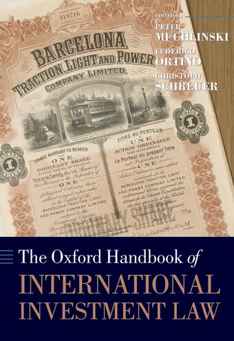 The Oxford Handbook of International Investment Law book cover