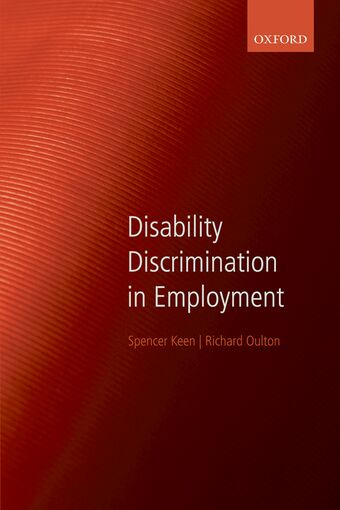 Disability Discrimination in Employment book cover