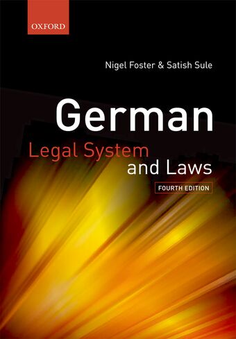 German Legal System And Laws book cover