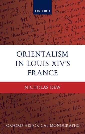 Orientalism in Louis XIV's France book cover