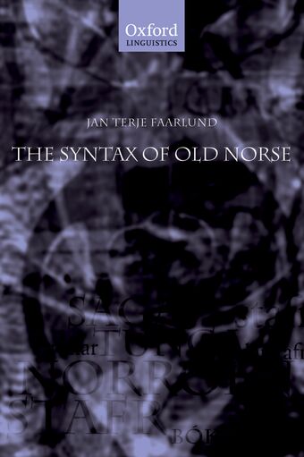 The Syntax of Old Norse book cover