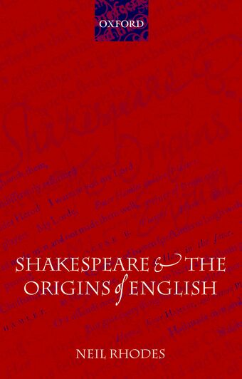 Shakespeare and the Origins of English book cover