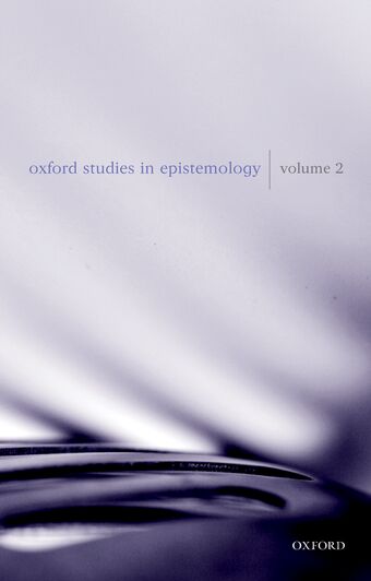 Oxford Studies in Epistemology book cover