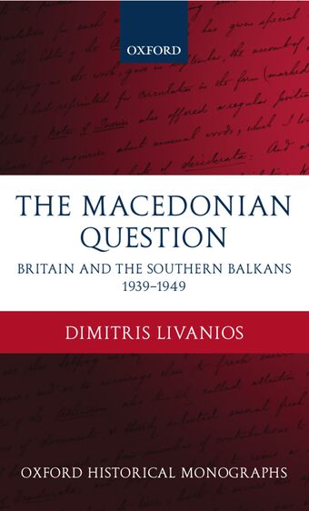 The Macedonian Question book cover