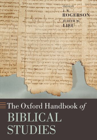 The Oxford Handbook of Biblical Studies book cover