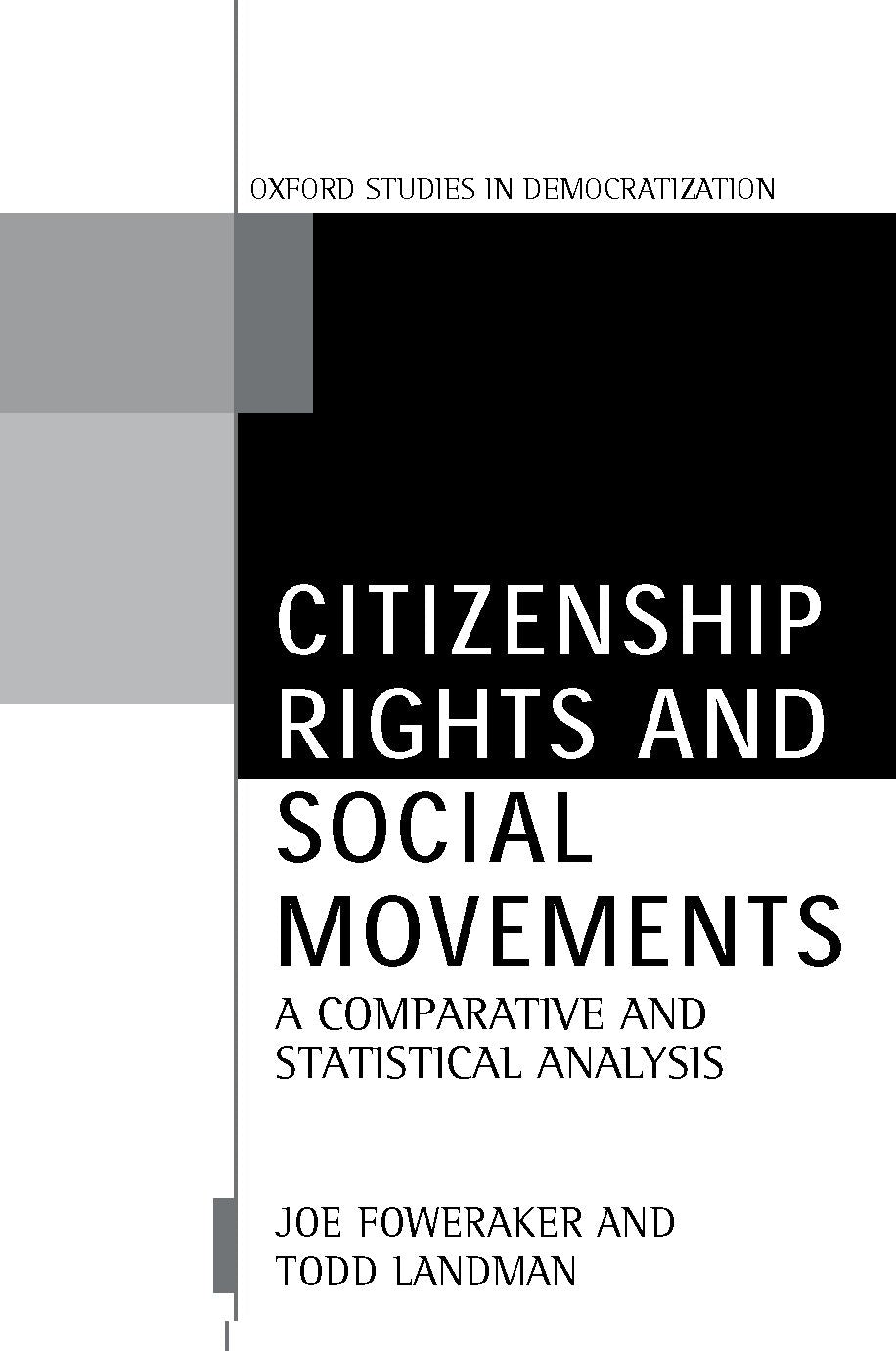 Citizenship Rights and Social Movements book cover