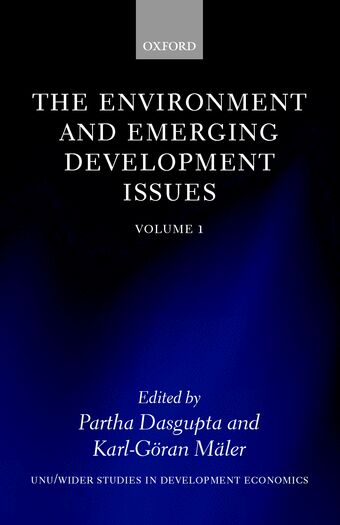 The Environment and Emerging Development Issues book cover