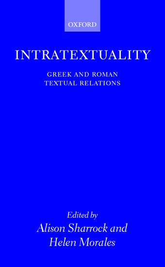 Intratextuality book cover