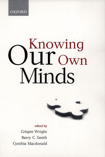 Knowing Our Own Minds book cover