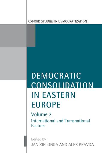 Democratic Consolidation in Eastern Europe book cover