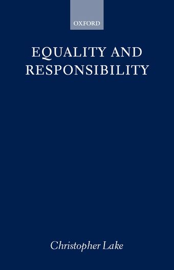 Equality and Responsibility book cover
