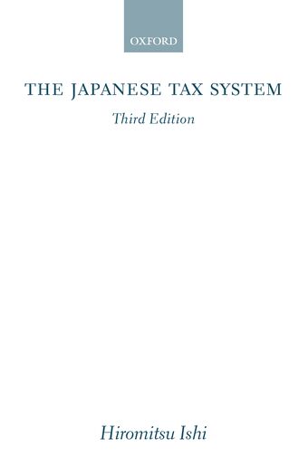 The Japanese Tax System book cover