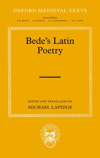 Bede's Latin Poetry book cover