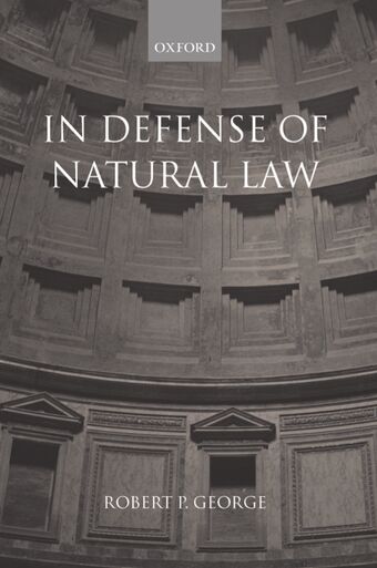 In Defense of Natural Law book cover