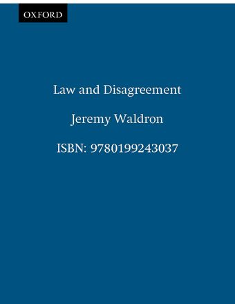 Law and Disagreement book cover