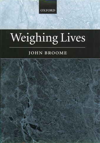Weighing Lives book cover