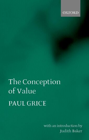 The Conception of Value book cover
