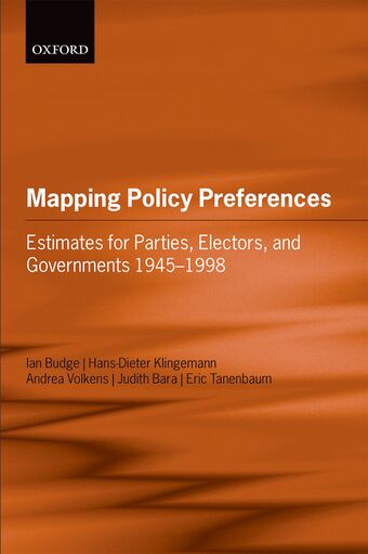 Mapping Policy Preferences book cover