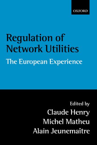 Regulation of Network Utilities book cover