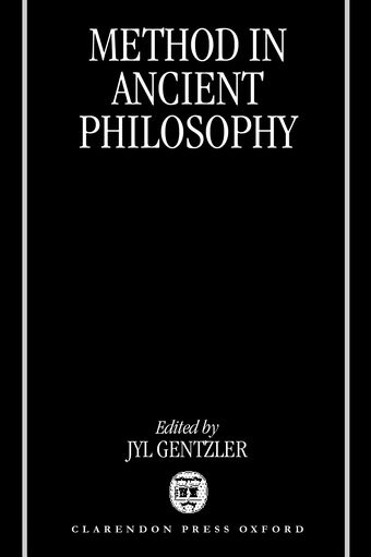 Method in Ancient Philosophy book cover