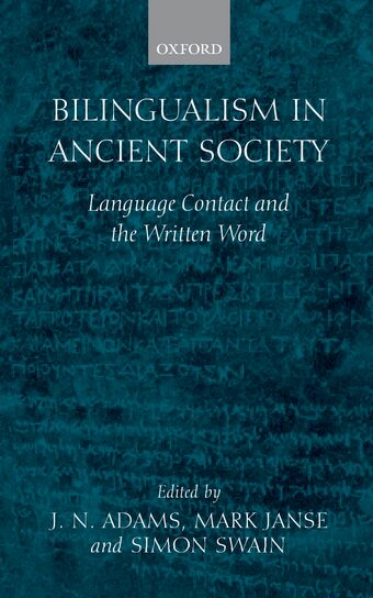 Bilingualism in Ancient Society book cover
